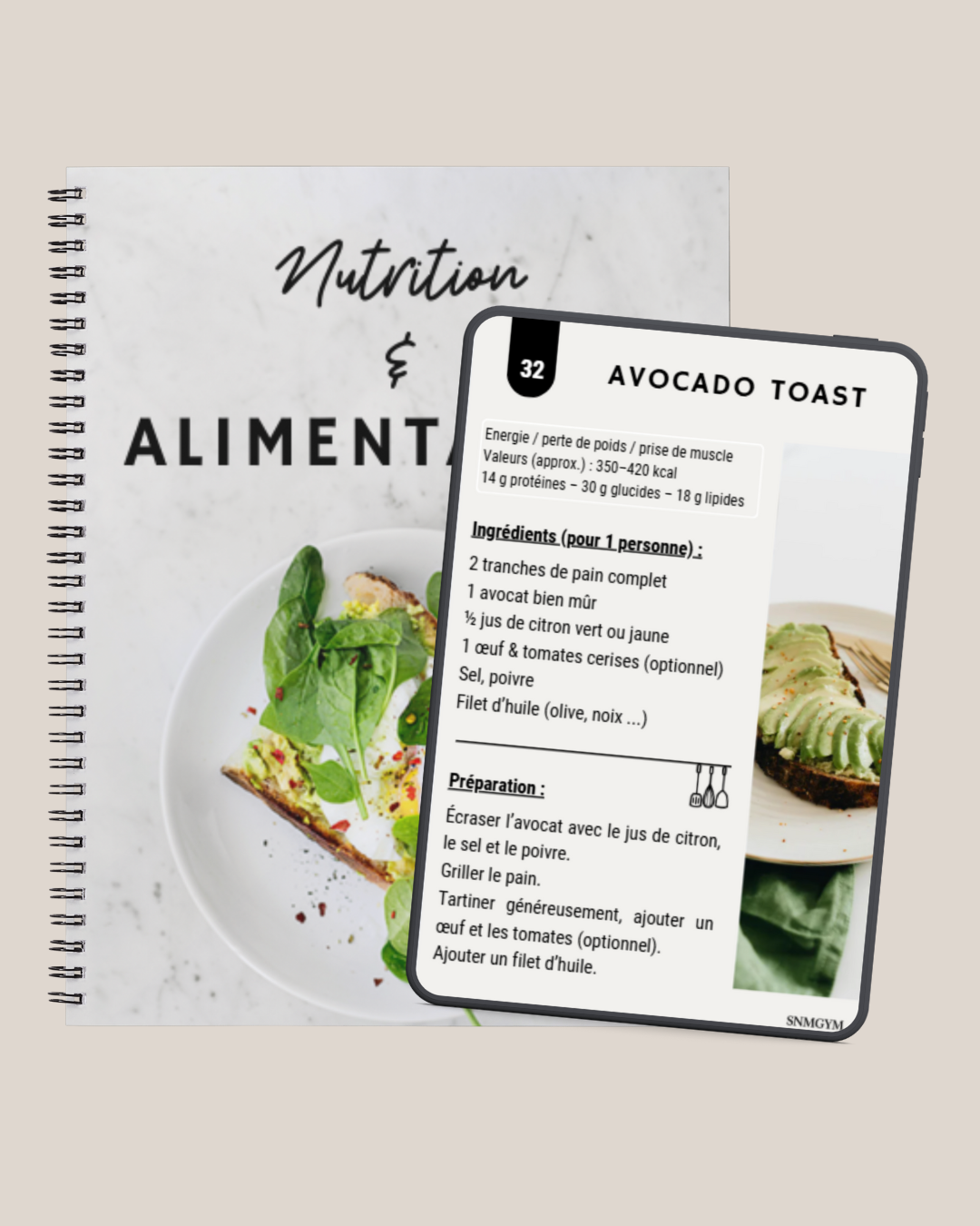 Ebook Nutrition – Le Guide Complet Pour Transformer Ton Corps - SNMGYM